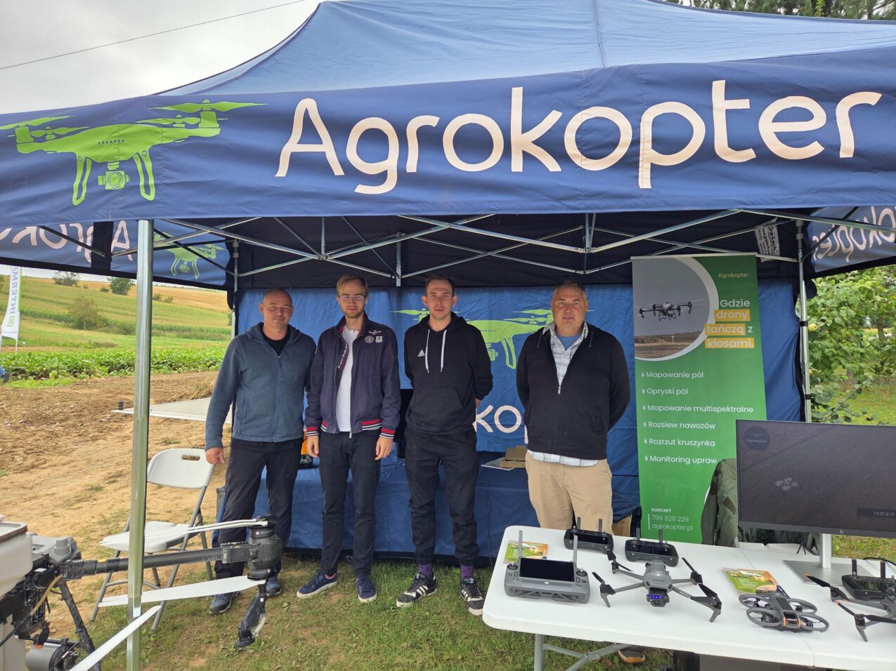 Przedstawiciele firmy Agrokopter (fot. PB)