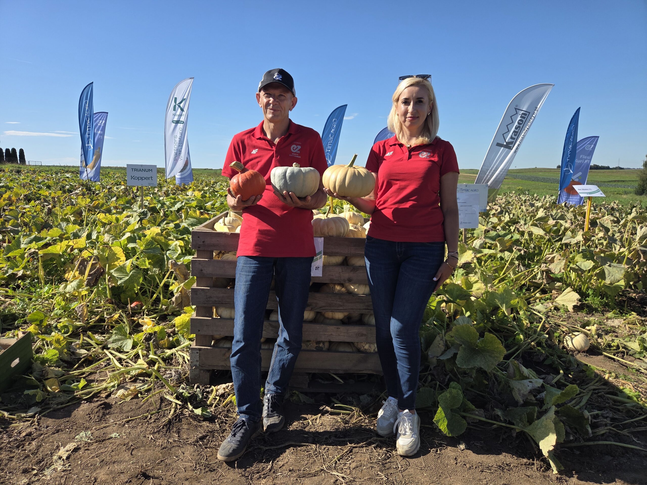 Przedstawiciele firmy Enza Zaden, Aleksandra Krzyżanowska i Bernard Zioło, fot. PB