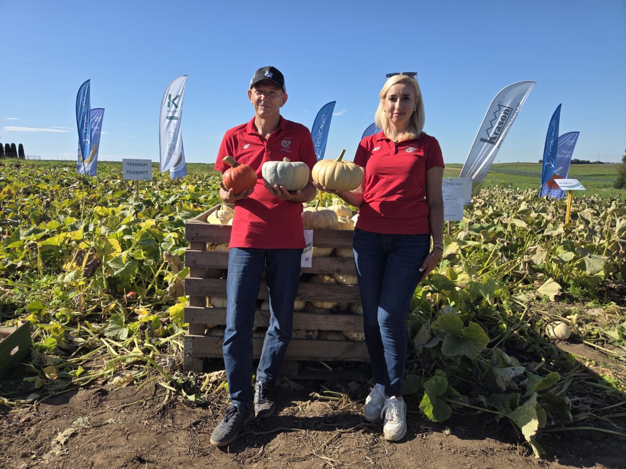 Przedstawiciele firmy Enza Zaden, Aleksandra Krzyżanowska i Bernard Zioło, fot. PB
