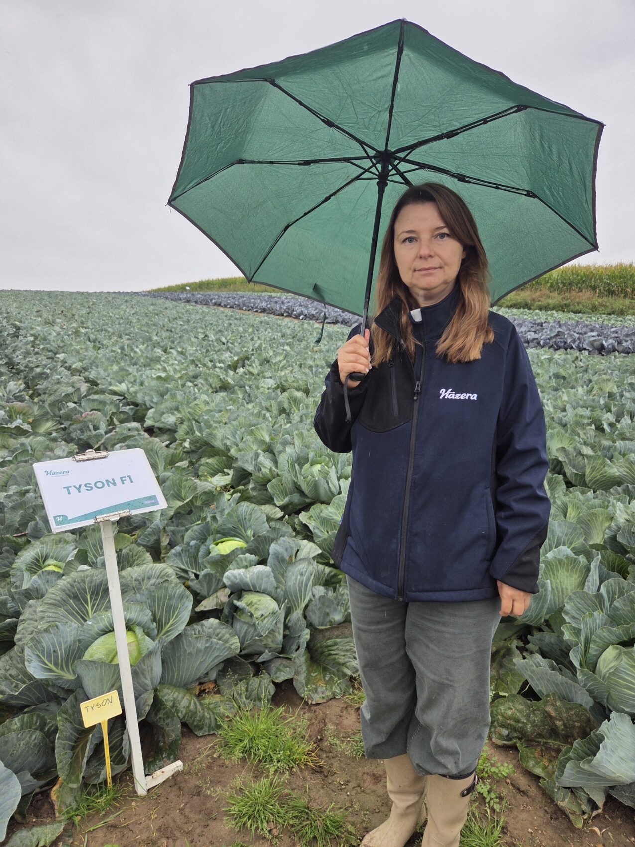 Dorota Wielgat omówiła odmiany kapusty z firmy Hazera, fot. PB