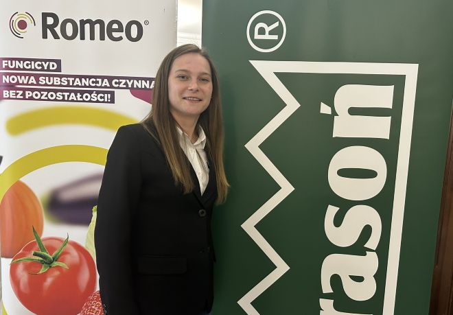 Grupę Producentów Rozsad Krasoń reprezentowała Martyna Kasprzak (fot. DŁB)