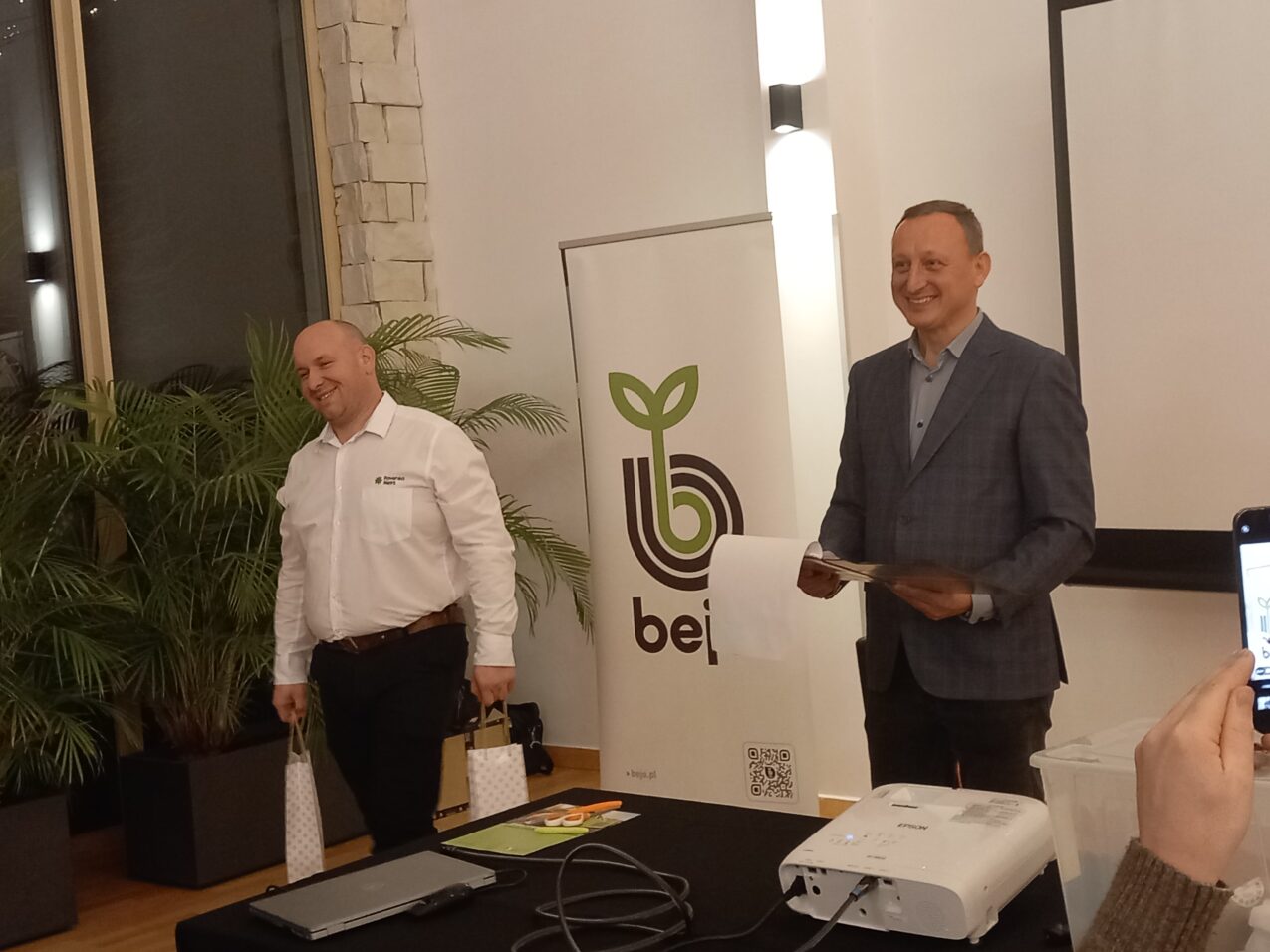 Wśród uczestników rozlosowano nagrody w postaci nasion warzyw hodowli Bejo, fot. PB