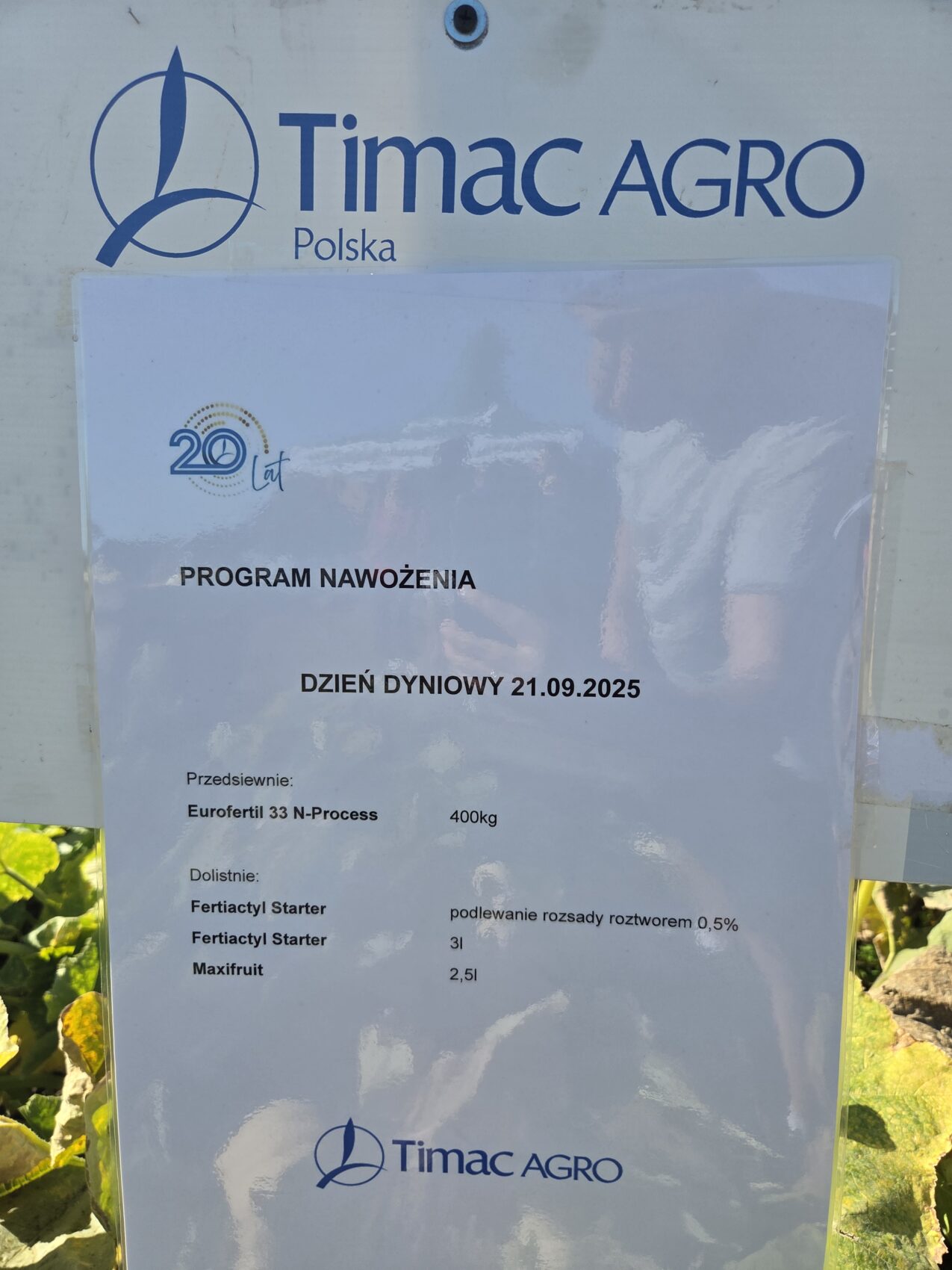 Nawożenie dyni - program od Timac Agro