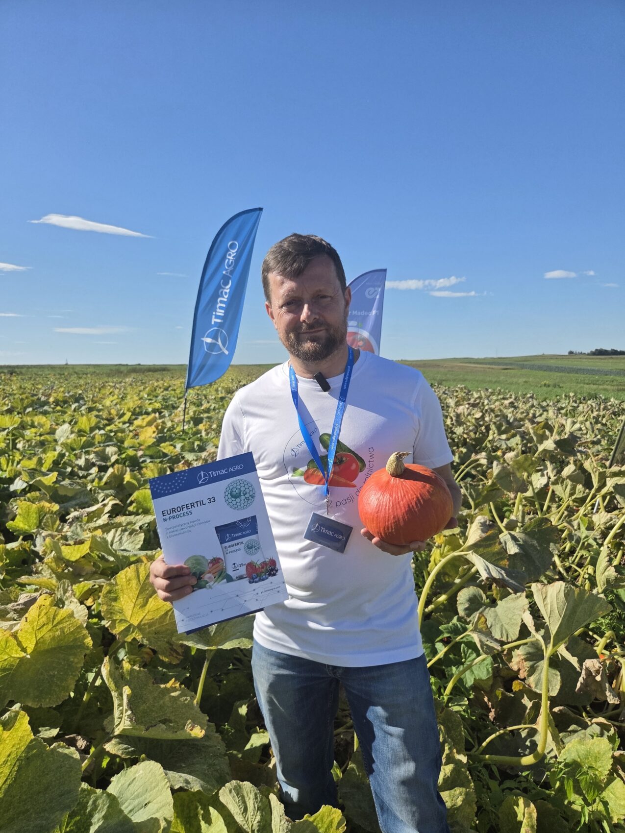 Nawożenie dyni omówił Tomasz Marasik, fot. PB