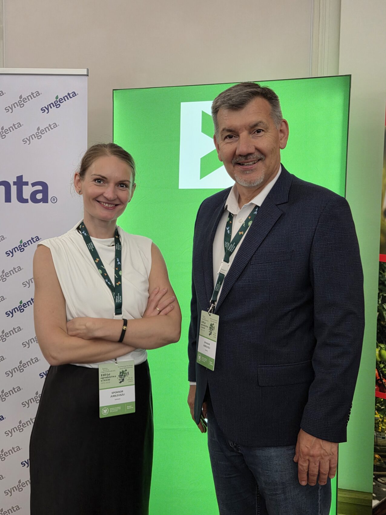 Anna Woronowicz i dr Krzysztof Fatel z firmy Grodan (fot. AW)